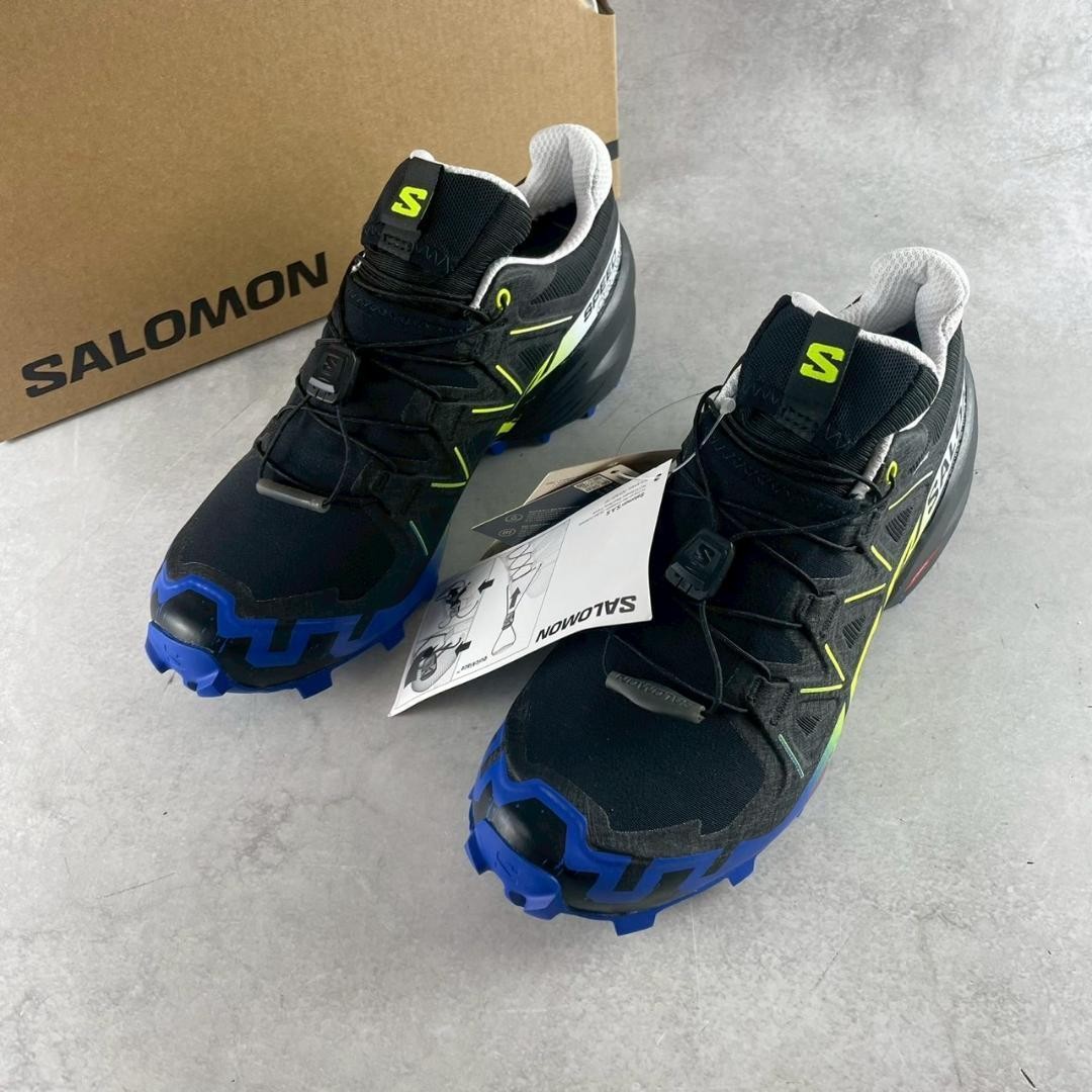 Scarpe da trail running donna Salomon Speedcross 6 22 cm nere come nuove impermeabili