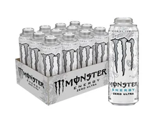Monster Energy Zero Ultra Mega Can 24 fl oz, 12 Pack Sugar-Free