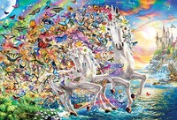 Puzzle (2000 T.) Einhorn - Traumwelt (Eurographics) Neu/Ovp