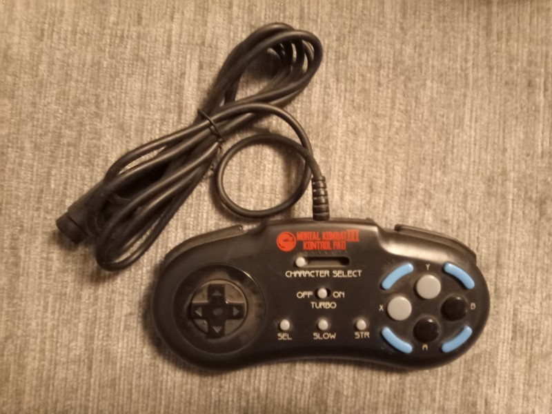 Sega Genesis Mortal Kombat 3 lll Kombat Pad 3rd Party Controller from Innovation