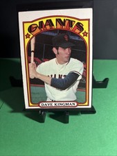 1972 Topps - Dave Kingman #147 (RC) San Francisco Giants Has A Black X On Back