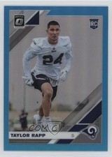 2019 Panini Donruss Optic Rookies Aqua Prizm 81/299 Taylor Rapp #129 12bz