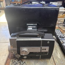 Honeywell Elmo Dual Super 8mm Film Camera w/Case Untested