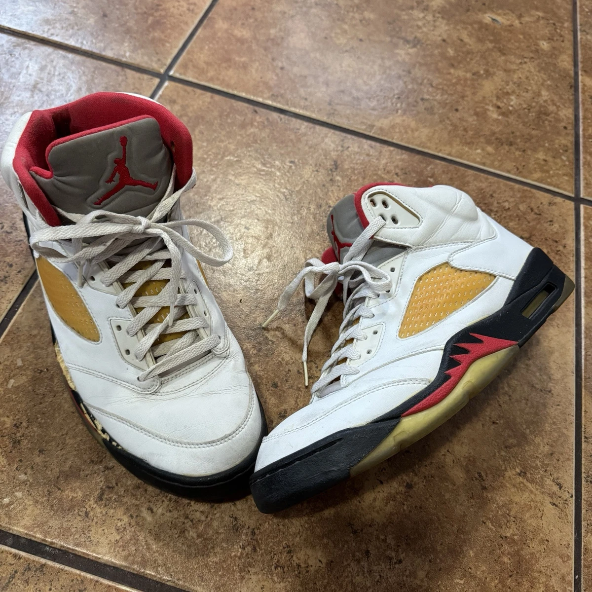 Air Jordan 5 Retro Fire Red 1999/2000 Size 10.5 As Is  display picture 1