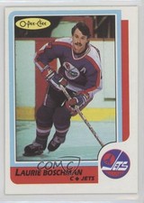 1986-87 O-Pee-Chee Laurie Boschman #184 0wb1