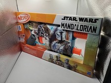 Hasboro Nerf Star Wars The Mandalorian Dart Blaster with 12 Nerf Elite Darts New