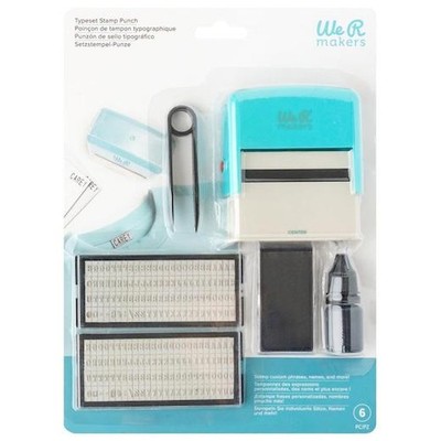 We R Makers Typeset Stempel Stanzset 6-teilig