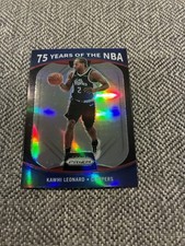 2021-22 Optic Kawhi Leonard Silver Prizm 75 Years Of The NBA #2 Clippers