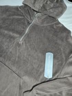 Daisy Fuentes 1X Soft Hoodie Jacket Sweater BRAND NEW with TAG Quarter Zip Up — photo 2