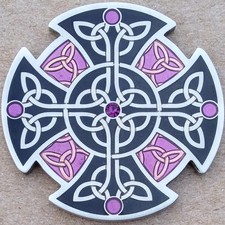 Celtic Knot Geocoin - LE Antique Silver - Activated Adoptable - TB7TECA