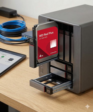 Disco rigido HDD Western Digital Red Plus WD40EFZZ - 4 TB 5400 rpm NAS SATA