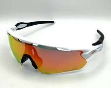 Oakley Radar EV Path Sunglasses White Orange With Box, Case,  Accessories