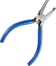 Fret Removal Pliers Fret Puller Tool Precision Cutting Pliers with Blue Rubber