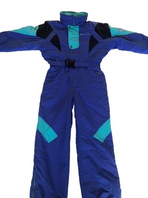 Vintage 80 s Men s Italian All In One Ski Suit Sz Med # 89