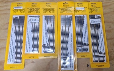 Micro Engineering Yard Ladder System Pieces HO Scale Code 83 LH & RH