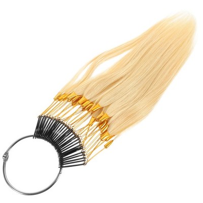 30 Pcs Haarproben Echthaar Haarfärbeproben Haarfärbeset Haarringe