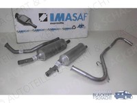 Imasaf Auspuffanlage Komplett für Peugeot J5 2.5 D + 4X4 280/290 1981-1994