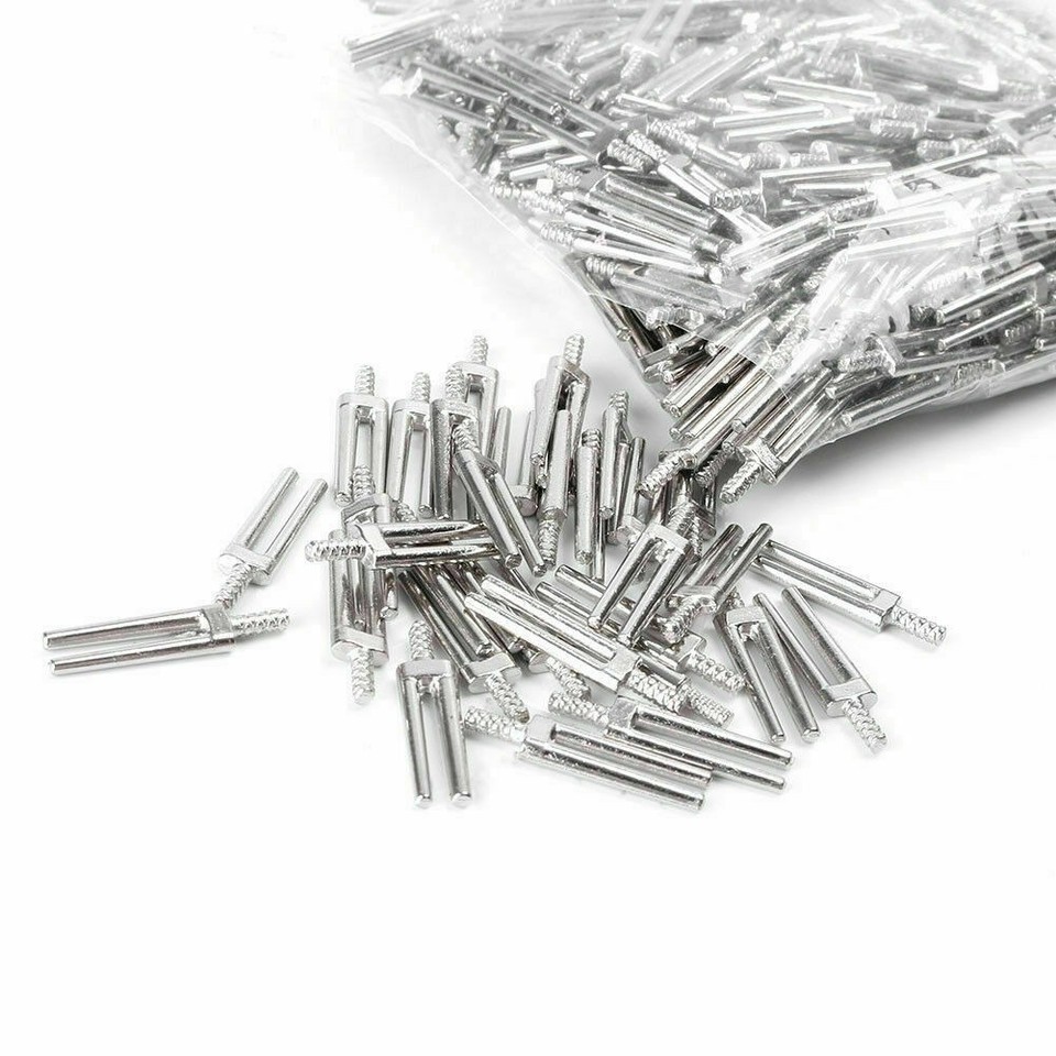 1000 Sets Dental Master Lab Supplies 21mm Plastic Twin Double II Pins ...