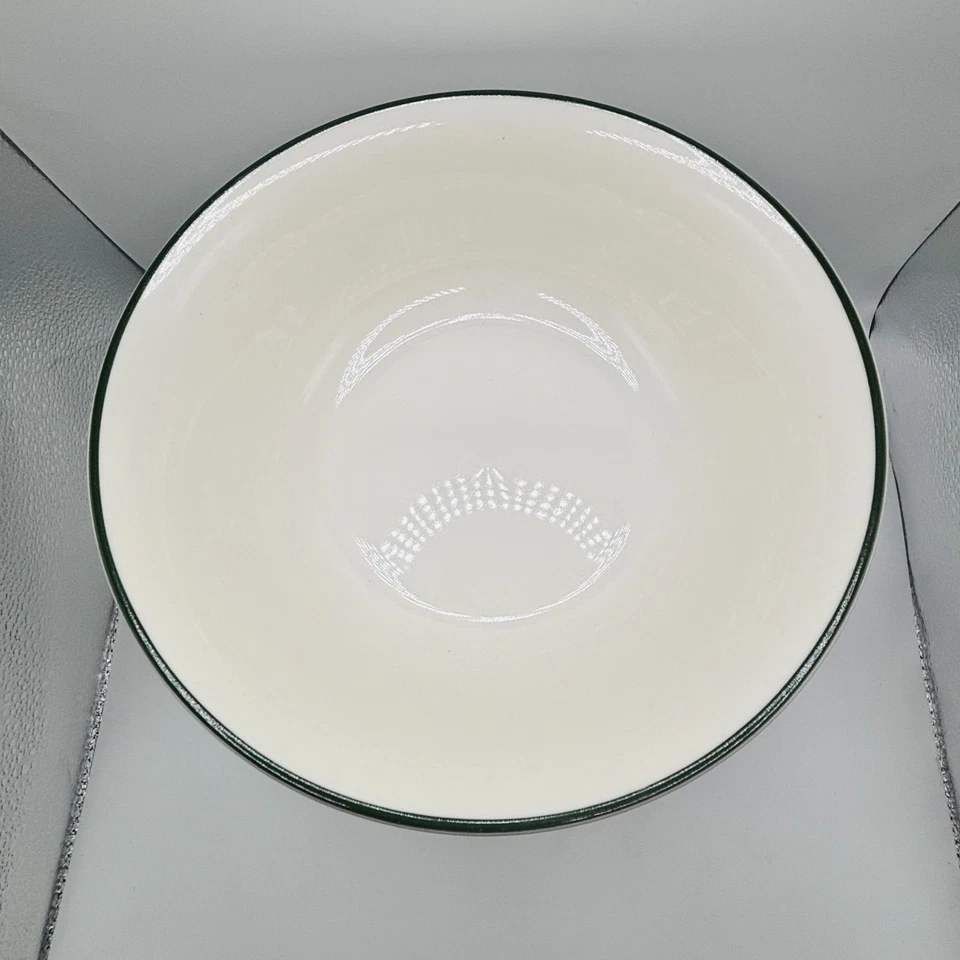 Pfaltzgraff Snow Village Large Serving Bowl Holiday Christmas Angel Holly 9.5" - Image 2 of 4