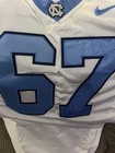 Game Used White Nike North Carolina Tar Heels Football Jersey #67 Size 48 Large — photo 4