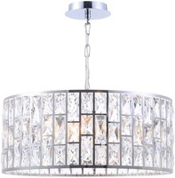 Chrom Glamour Kristall Leuchter Kronleuchter 4Xe27/60W IP20 50X131,2 [Cm]