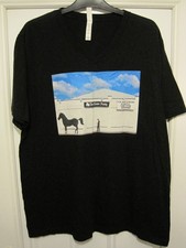 The Stone Pony Music Venue Black V-Neck T-Shirt. Size XXL.