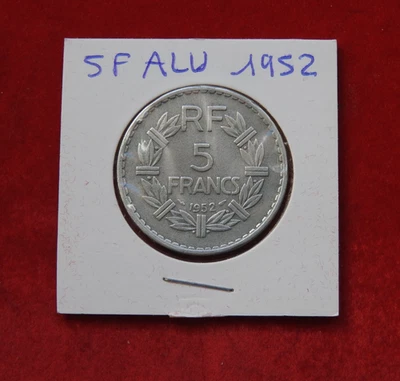 5 francs Lavrillier 1952 qualité tb - Photo 1/2