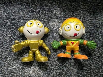 1984 Cambells Spaghettios Soup Figures Aliens lot of 2
