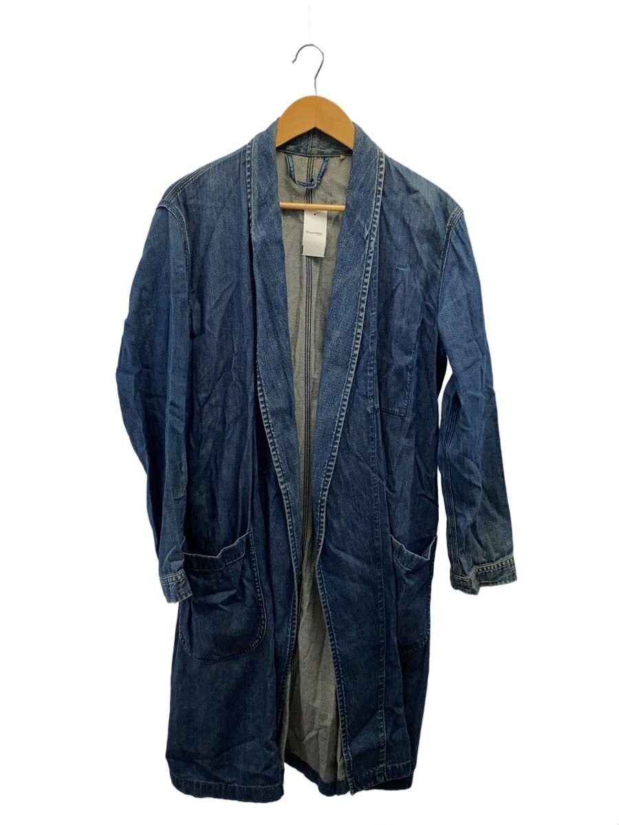 Unused Coat/2/Cotton/Blu/Plain/Us0636 3449