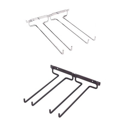 10-Inch Double Row Wine Glass Rack Wine Glass Holder Rack for Kitchen