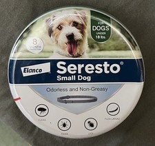 Seresto Small Dog Flea  Tick Treatment  Prevention Collar Under 18 lbs