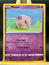 Munna Asako Ito Pokemon Gioco di Carte Collezionabili: Spada e Scudo Set Base 087/202 LP