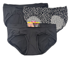 NEW 3 Pack Maidenform Everyday Luxe Bikini Panties M/6 Multi-Color DM3TBK