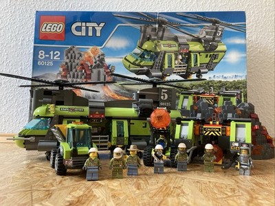 LEGO City Vulkan Forscher 60125 Vulkan-Schwerlasthelikopter | Komplett | Mit OVP