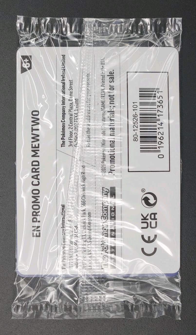 Target Pokemon Collection Target Pokemon Family Event 30th Anniversary Mewtwo Promo 63/128 Sealed ...