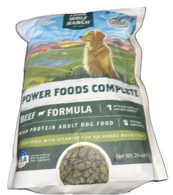 #ad Chuck Norris Lone Wolf Ranch Chuck Power Foods Complete Beef 24oz New Sealed $39.95