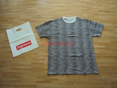 Original Supreme x Hanes Tagless TEE T-Shirt Leopard Box Logo SS19 Shirt L NEU