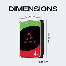 AU Seagate IronWolf 4TB, 5900 RPM, 3.5 inch Interrnal Hard Drive - St4000VN008 — image 4