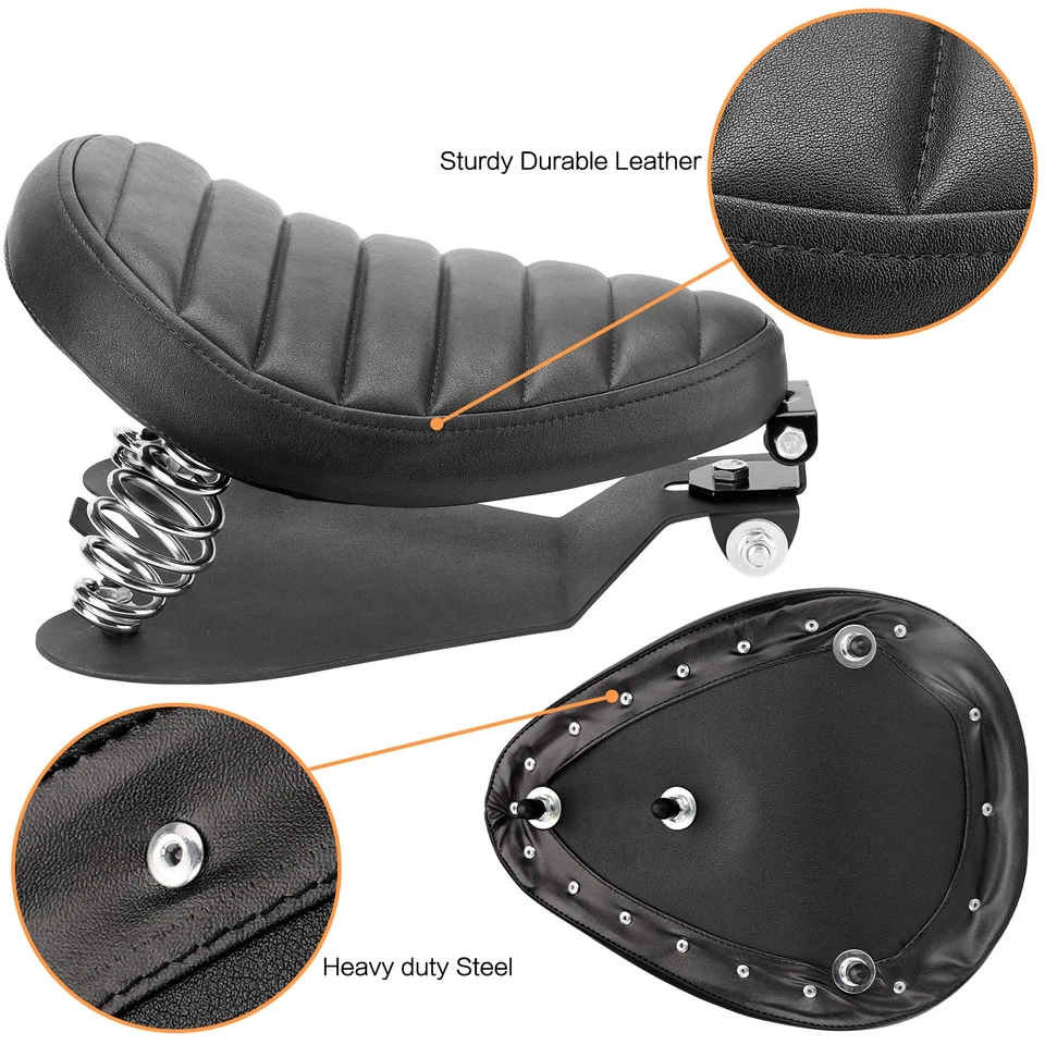 Motorcycle Spring Solo Seat Saddle Base For Harley Sportster Bobber Chopper - Image 3 of 4