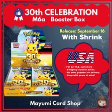 PSL] MEGA 30th Celebration Booster Box M6a Japanese Pokemon Card Game w/shrink