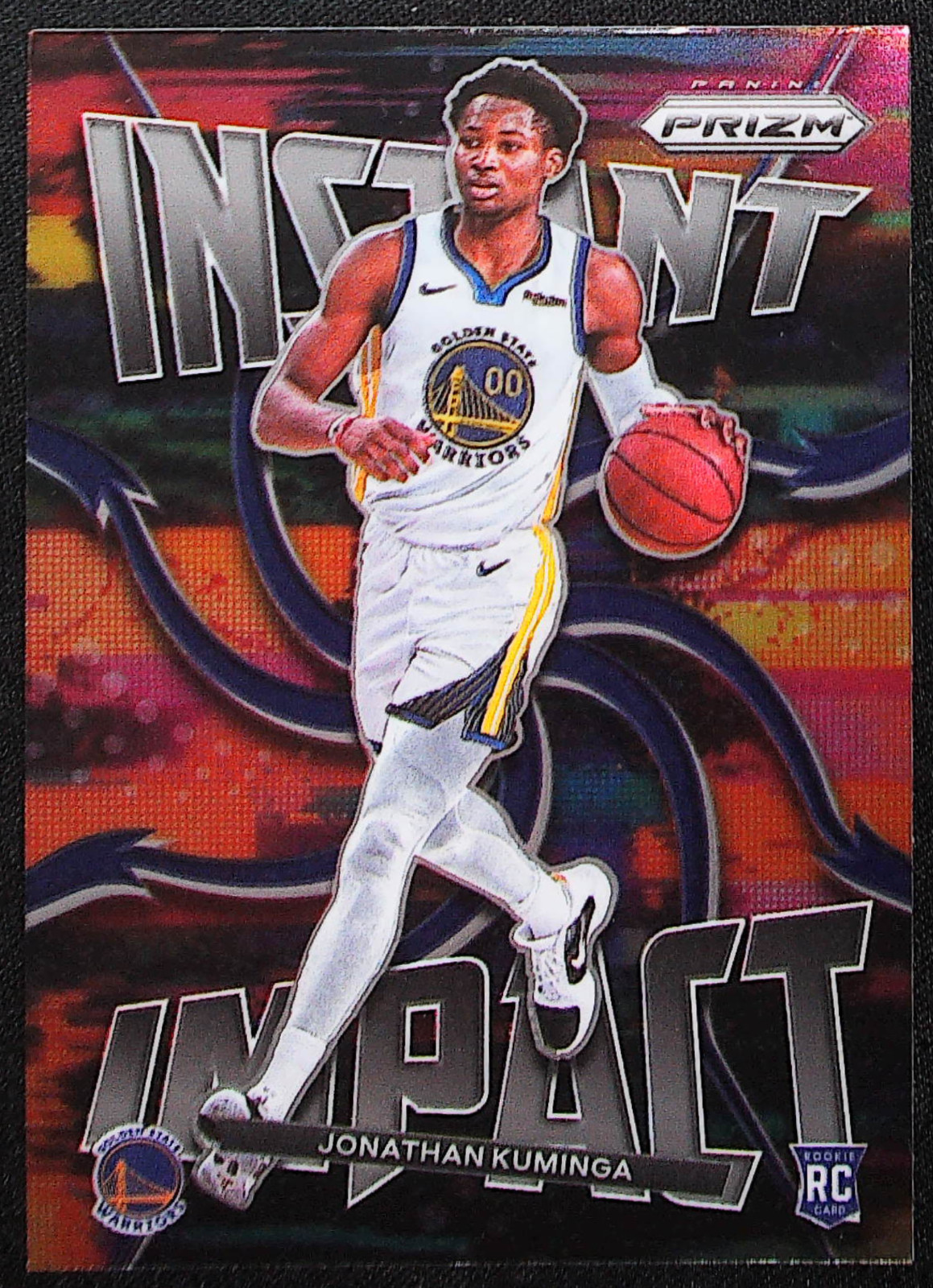 Jonathan Kuminga 2021-22 Prizm Basketball #7 Instant Impact RC-Golden State