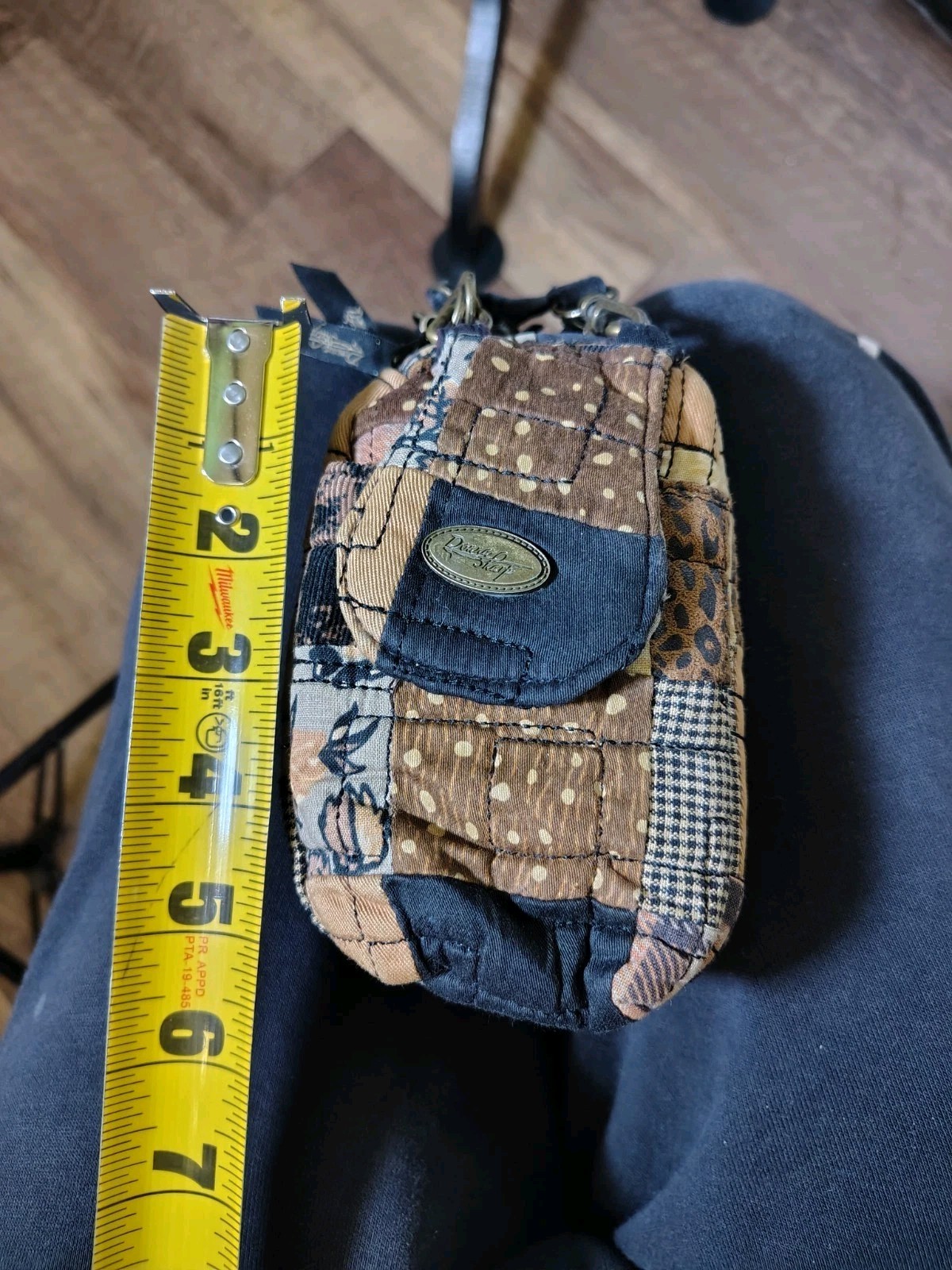 Vtg Patchwork Boho Hippie Donna Sharp Crossbody W… - image 7