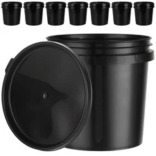 AKOLAFE 8 Pack Small Paint Bucket for Painting Touch Up Paint Containers with...