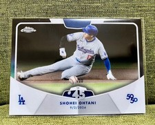 Shohei Ohtani 50-50 SB45 Limited Edition of 10 Worldwide Black Refractor Card