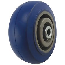 Caster Wheel, Rubber, 5 In. Dia., 500 Lb.,  29Xu74