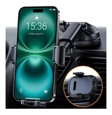 hitolza Ultra Stable Phone Holders for Your Car [Powerful & 360 Adjustable Sucti