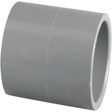 Charlotte Pipe 1-1/2 In. Sch. 80 Slip X Slip PVC Coupling PVC 08100 1800HA