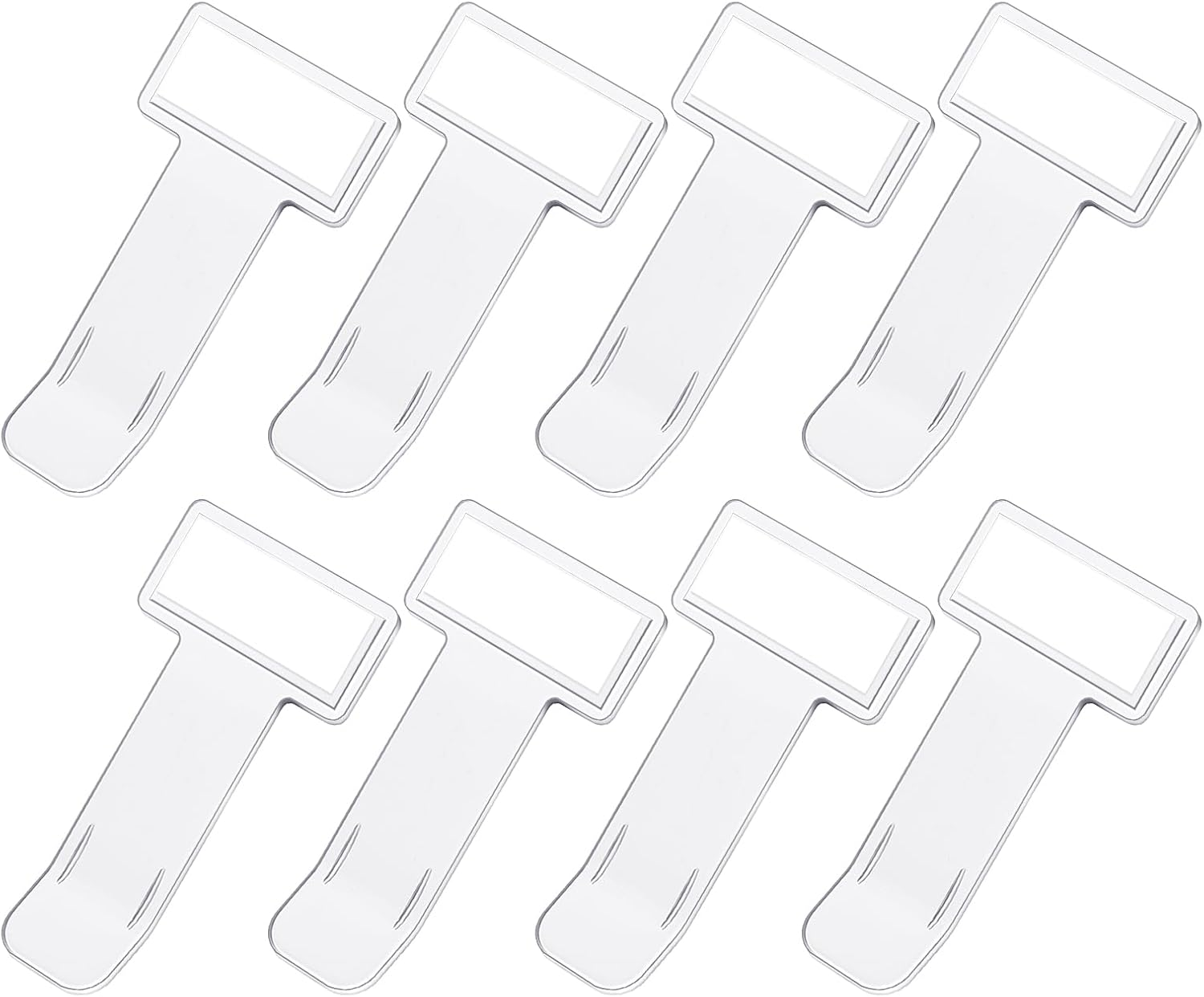 8 Pcs Transparent Car Holder Clip| Permit Holder Clip| Parking Permit Holder| Wi