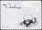Vintage placemat THE CHOWDER POT cooking pot pictured Keyport New Jersey n-mint+ — photo 2
