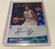 2019-20 Panini Hoops Ink Devean George Checkerboard Autograph Los Angeles Lakers